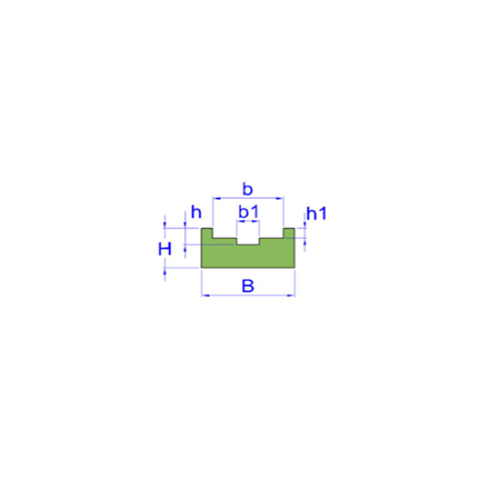 ROLLER CHAIN GUIDES 1U 16B1 (1" x 17,02)